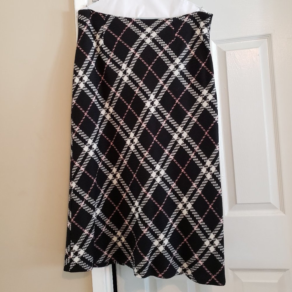 Michele Plaid Skirt